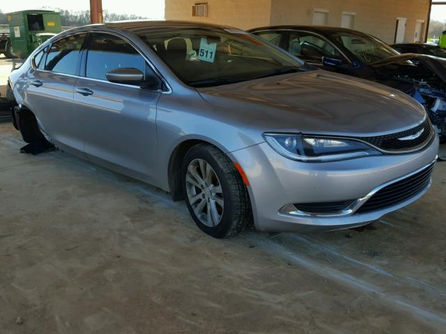 1C3CCCABXFN620974 - 2015 CHRYSLER 200 LIMITE SILVER photo 1