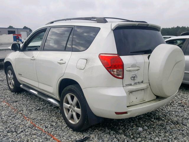 JTMZD31V185081239 - 2008 TOYOTA RAV4 LIMIT WHITE photo 3