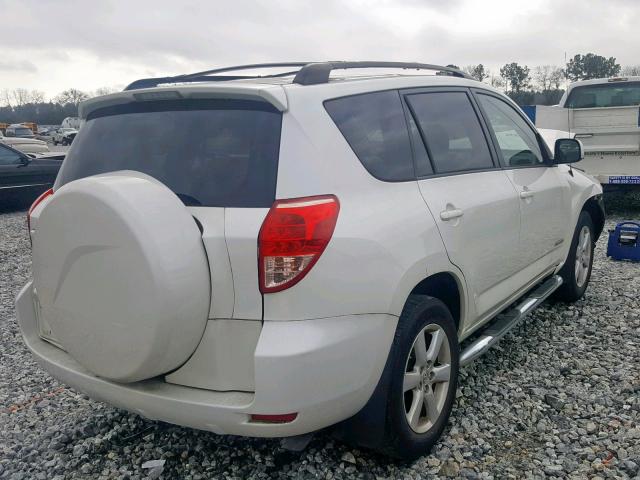 JTMZD31V185081239 - 2008 TOYOTA RAV4 LIMIT WHITE photo 4