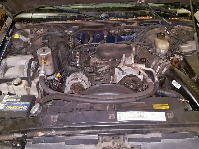 1GKDT13W912139911 - 2001 GMC JIMMY BLUE photo 7