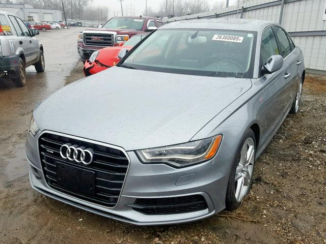 WAUFGAFC6FN008030 - 2015 AUDI A6 PREMIUM GRAY photo 2