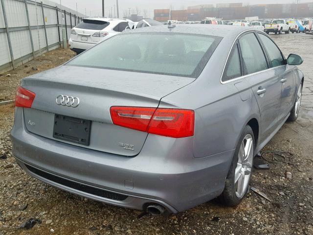 WAUFGAFC6FN008030 - 2015 AUDI A6 PREMIUM GRAY photo 4