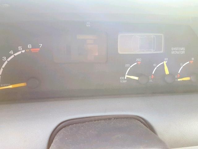 1G2WJ14T7KF334466 - 1989 PONTIAC GRAND PRIX MAROON photo 8