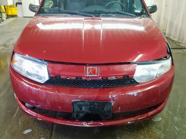 1G8AJ52F24Z171280 - 2004 SATURN ION LEVEL MAROON photo 9