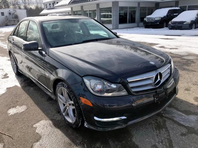 WDDGF4HB0CA604274 - 2012 MERCEDES-BENZ C 250 GRAY photo 1