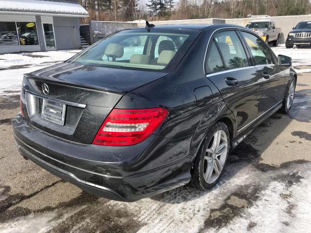 WDDGF4HB0CA604274 - 2012 MERCEDES-BENZ C 250 GRAY photo 4