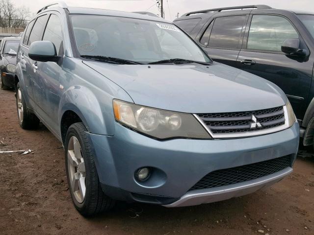 JA4MS41X47Z009914 - 2007 MITSUBISHI OUTLANDER TEAL photo 1