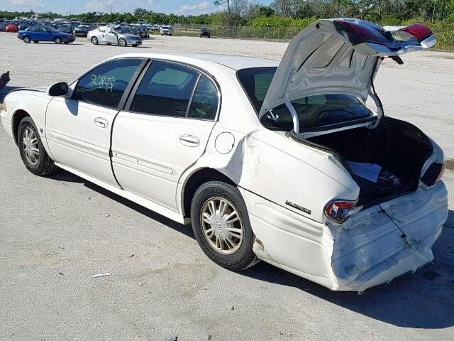 1G4HP54K42U137540 - 2002 BUICK LESABRE CU WHITE photo 3