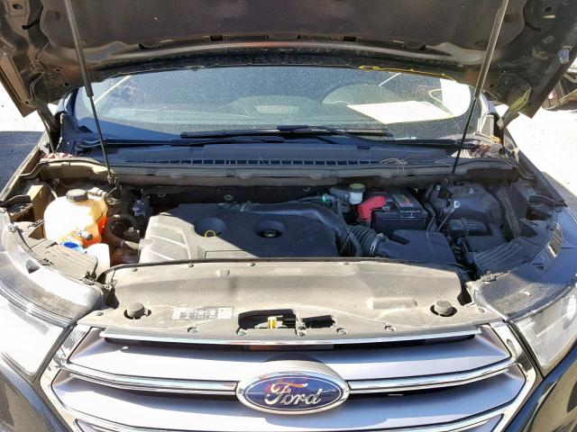 2FMTK3J93FBB92863 - 2015 FORD EDGE SEL BLACK photo 7