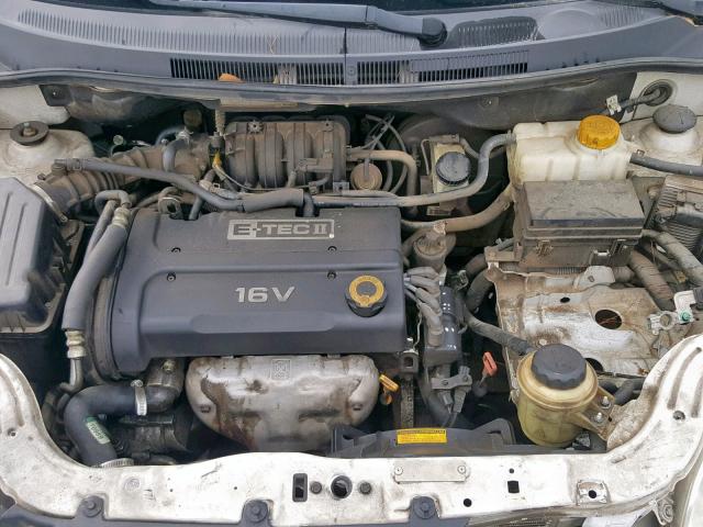 KL1TD56687B075299 - 2007 CHEVROLET AVEO BASE თეთრი ფოტო 7