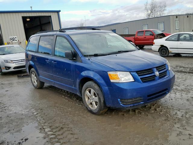 2D4RN4DE0AR254923 - 2010 DODGE GRAND CARA BLUE photo 1