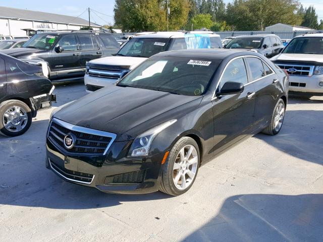 1G6AA5RA4D0172096 - 2013 CADILLAC ATS BLACK photo 2