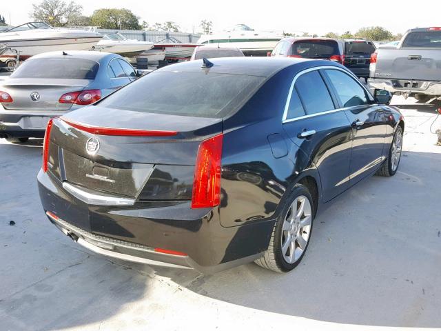 1G6AA5RA4D0172096 - 2013 CADILLAC ATS BLACK photo 4