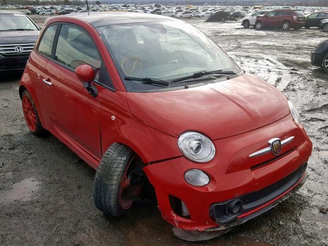 3C3CFFFH0FT503488 - 2015 FIAT 500 ABARTH RED photo 1