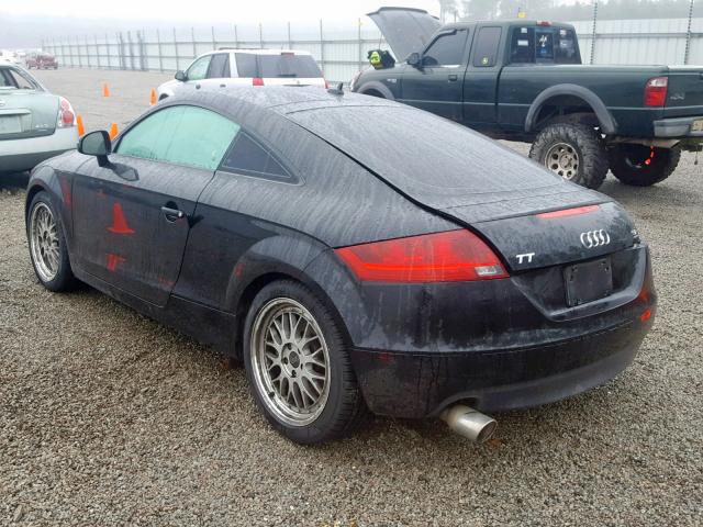 TRUDD38J381002714 - 2008 AUDI TT 3.2 QUA BLACK photo 3