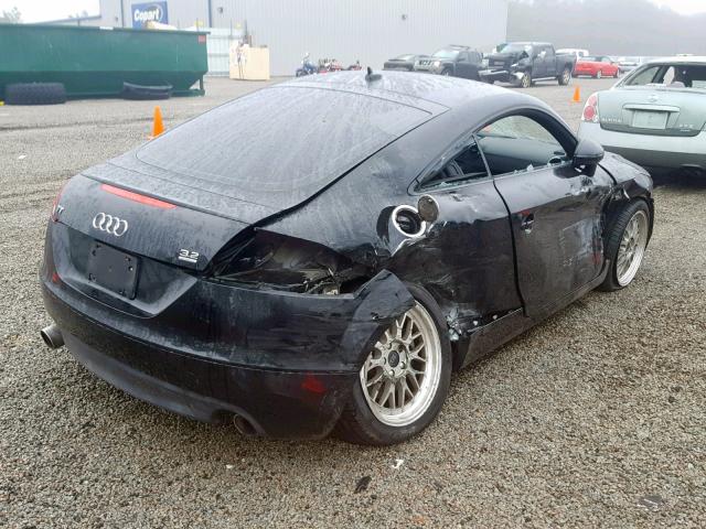 TRUDD38J381002714 - 2008 AUDI TT 3.2 QUA BLACK photo 4