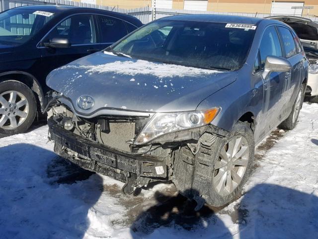 4T3ZA3BB8GU097264 - 2016 TOYOTA VENZA XLE SILVER photo 2