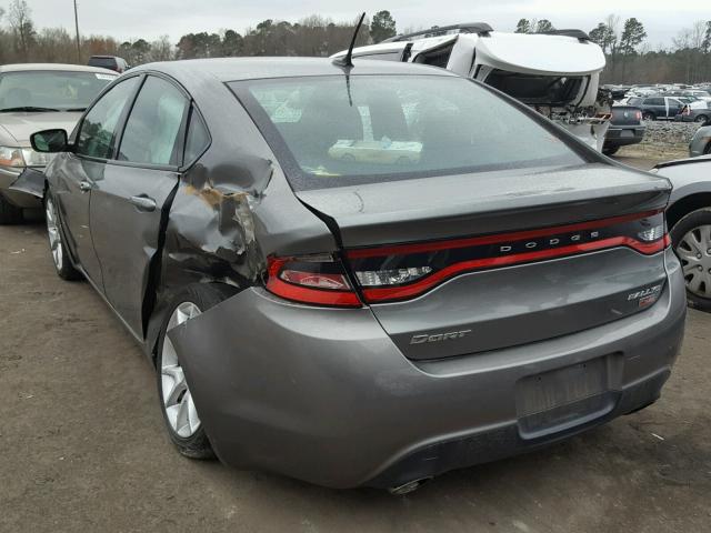 1C3CDFBH7DD135857 - 2013 DODGE DART SXT GRAY photo 3