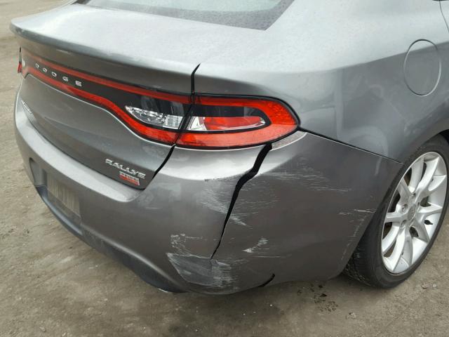 1C3CDFBH7DD135857 - 2013 DODGE DART SXT GRAY photo 9