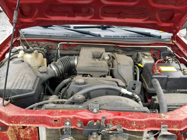 1GCDT196758190099 - 2005 CHEVROLET COLORADO RED photo 7