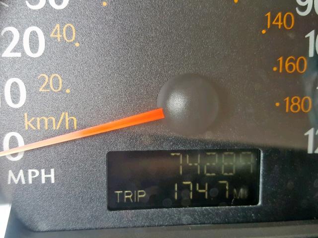 1G8AJ52F74Z226421 - 2004 SATURN ION LEVEL GOLD photo 8