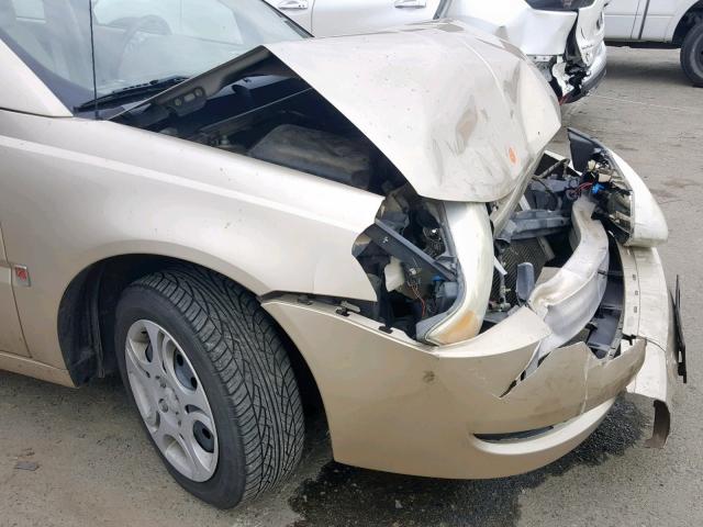1G8AJ52F74Z226421 - 2004 SATURN ION LEVEL GOLD photo 9