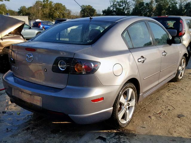 JM1BK324461530284 - 2006 MAZDA 3 S SILVER photo 4