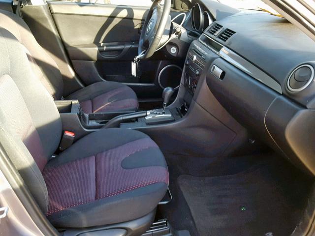 JM1BK324461530284 - 2006 MAZDA 3 S SILVER photo 5