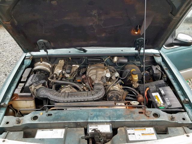 4F4CR16X4RTM71469 - 1994 MAZDA B4000 CAB GREEN photo 7