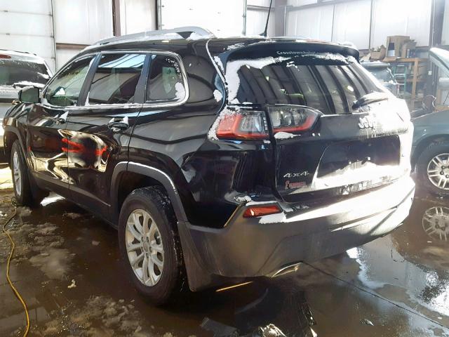 1C4PJMCX2KD274694 - 2019 JEEP CHEROKEE L BLACK photo 3