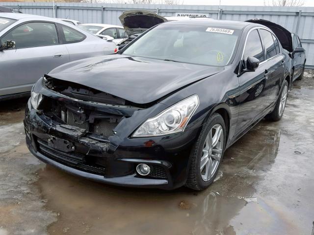 JN1CV6AR3BM406318 - 2011 INFINITI G37 BLACK photo 2