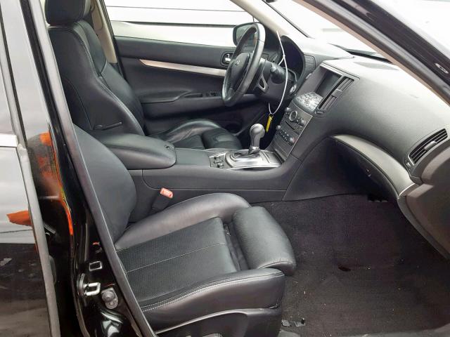 JN1CV6AR3BM406318 - 2011 INFINITI G37 BLACK photo 5