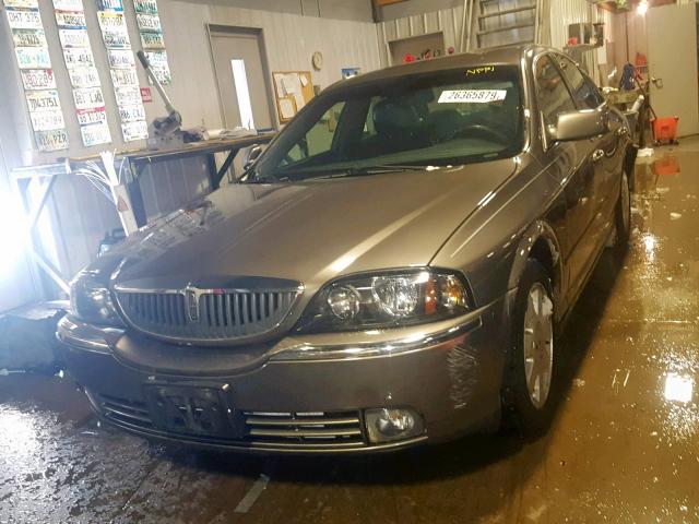 1LNHM86S03Y669403 - 2003 LINCOLN LS GRAY photo 2