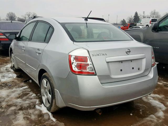 3N1AB61E29L621643 - 2009 NISSAN SENTRA 2.0 SILVER photo 3