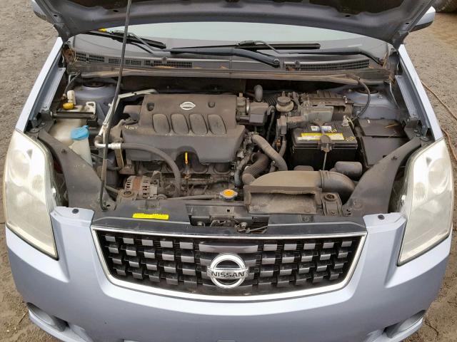 3N1AB61E19L621066 - 2009 NISSAN SENTRA 2.0 BLUE photo 7