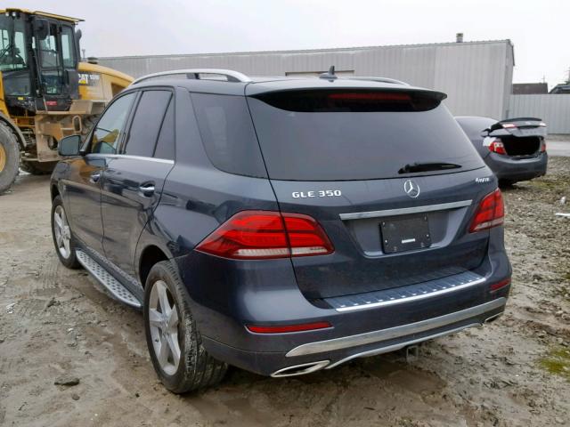 4JGDA5HB1GA726533 - 2016 MERCEDES-BENZ GLE 350 4M GRAY photo 3