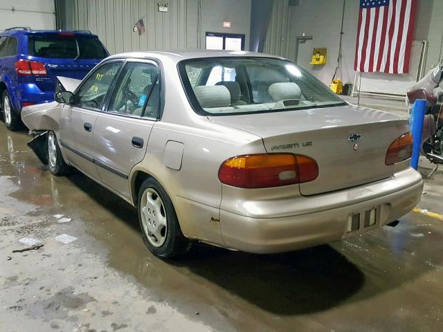 1Y1SK52871Z437828 - 2001 CHEVROLET GEO PRIZM BEIGE photo 3