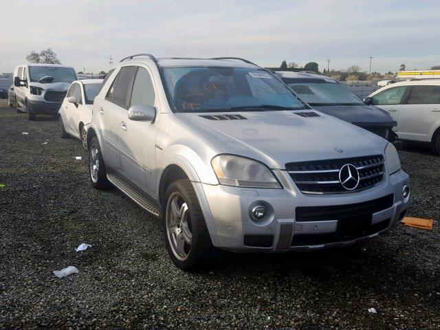 2008 Mercedes Benz Ml 63 Amg Silver 4jgbb77ex8a328279 Price History History Of Past Auctions
