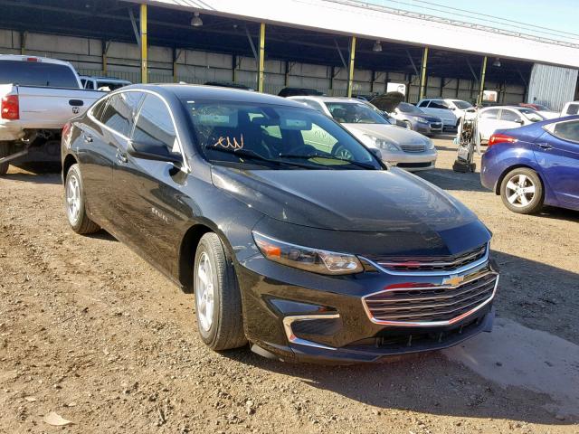 1G1ZB5STXGF249055 - 2016 CHEVROLET MALIBU LS BLACK photo 1