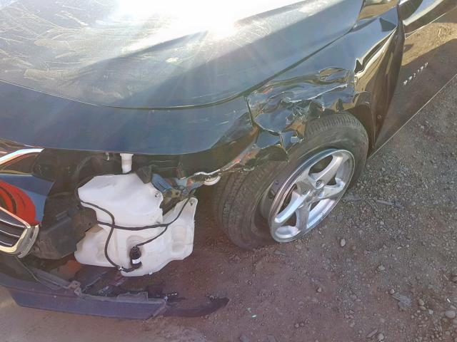 1G1ZB5STXGF249055 - 2016 CHEVROLET MALIBU LS BLACK photo 9