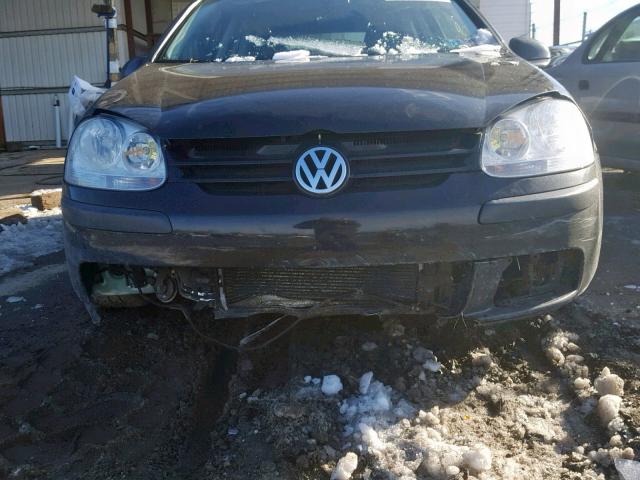 WVWBR71K17W078835 - 2007 VOLKSWAGEN RABBIT BLACK photo 9