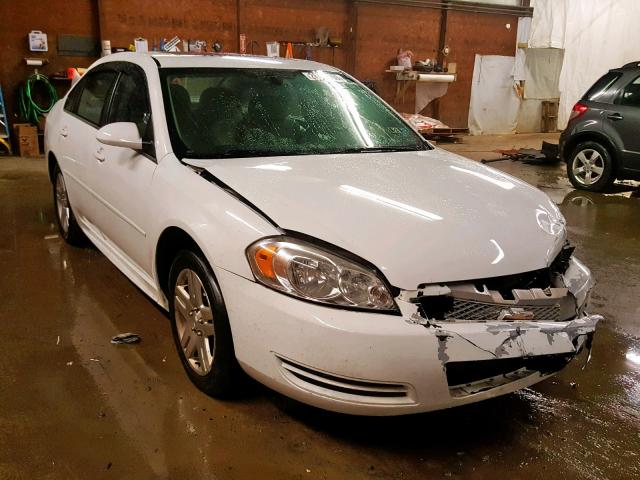 2G1WB5E33E1110548 - 2014 CHEVROLET IMPALA LIM WHITE photo 1