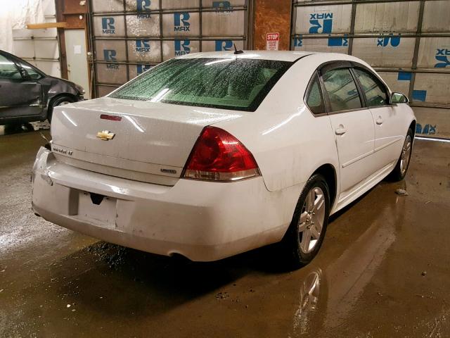 2G1WB5E33E1110548 - 2014 CHEVROLET IMPALA LIM WHITE photo 4