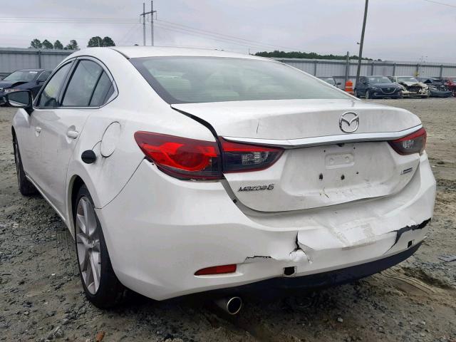 JM1GJ1V53E1105221 - 2014 MAZDA 6 TOURING WHITE photo 3