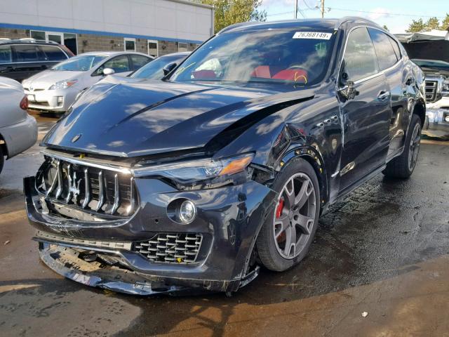 ZN661YULXJX278969 - 2018 MASERATI LEVANTE S BLACK photo 2