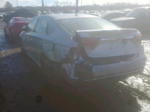 4T1BK1EB5JU288123 - 2018 TOYOTA AVALON XLE SILVER photo 3