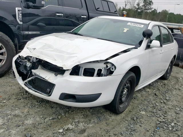 2G1WD5E36F1106456 - 2015 CHEVROLET IMPALA LIM WHITE photo 2