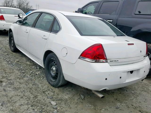 2G1WD5E36F1106456 - 2015 CHEVROLET IMPALA LIM WHITE photo 3