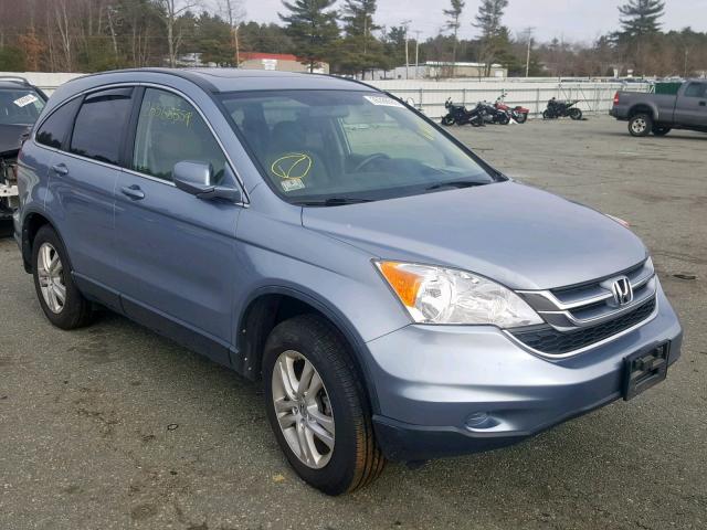 JHLRE4H74BC023920 - 2011 HONDA CR-V EXL BLUE photo 1