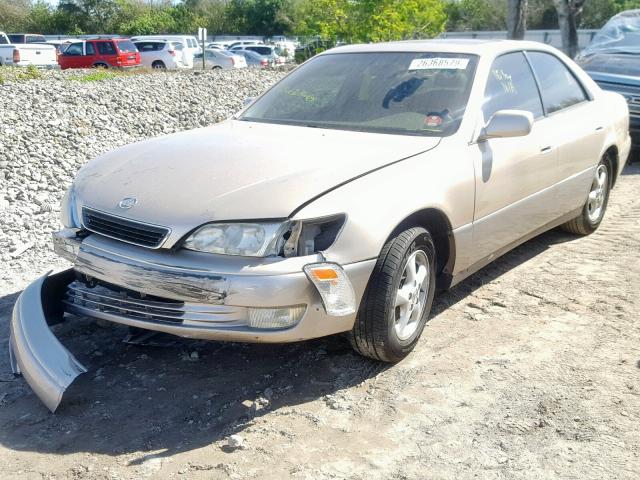 JT8BF28G9W0133612 - 1998 LEXUS ES 300 GOLD photo 2